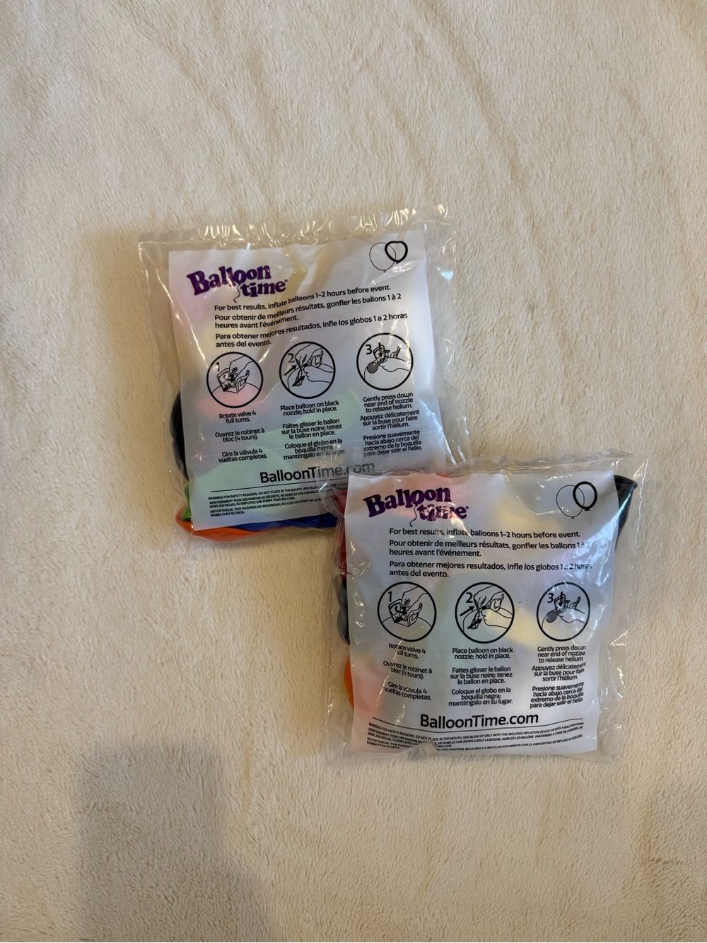 Two Packages of Balloon Time Balloons